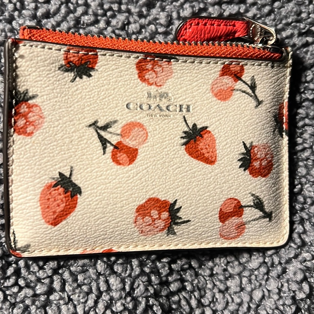 Coach Card Case with Zipper